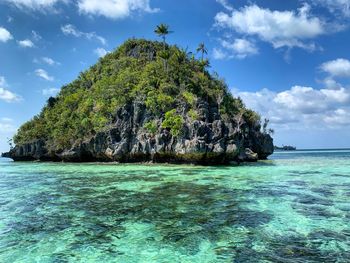 Scenic view of sea against sky in misool raja ampat island indonesia 