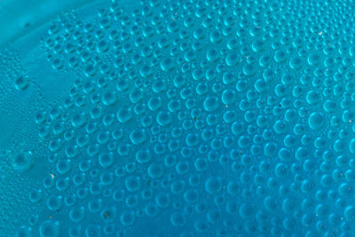 Close-up of bubbles in water