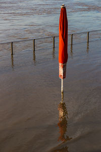 Parasol on beach