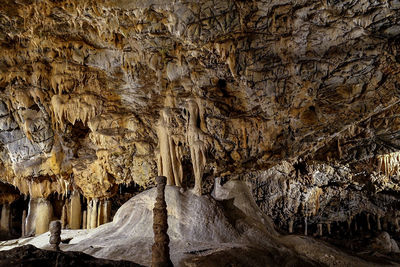 Low angle view of cave