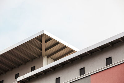 Low angle view of building against sky