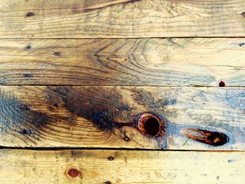 Full frame shot of wooden door