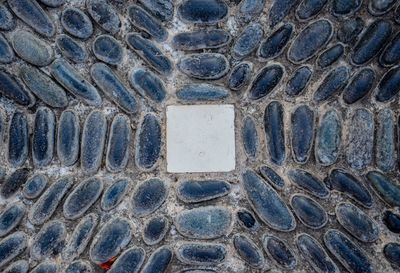 Full frame shot of stone wall