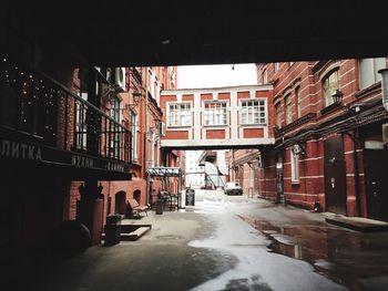 View of buildings in city