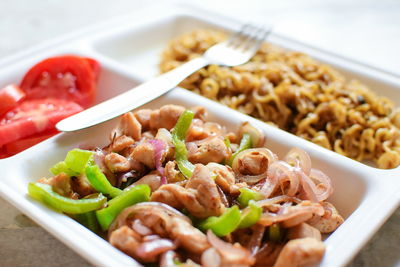 Close-up of food in bowl