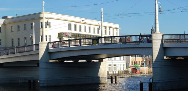 Bridge over havel river in town