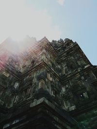 Low angle view of building against sky