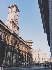 Low angle view of building against sky