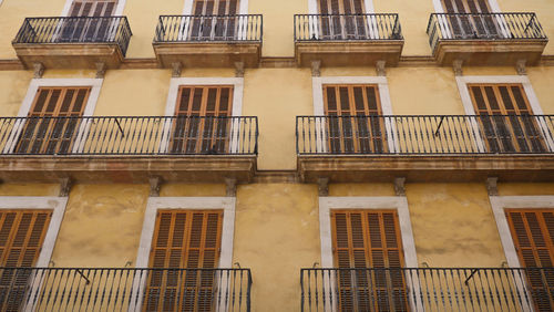 Low angle view of residential building