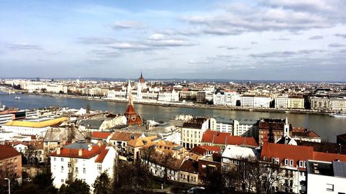 River with buildings in background