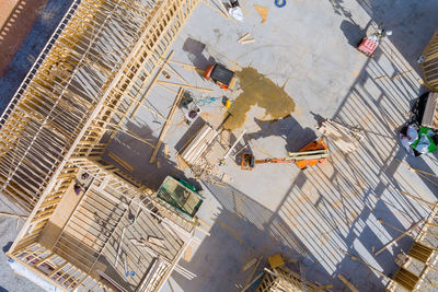 Low angle view of buildings in city