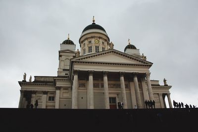 Low angle view of building against sky