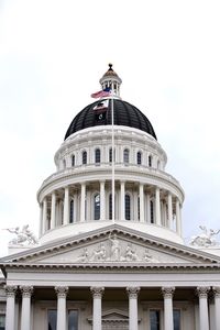 Low angle view of building against sky