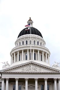 Low angle view of building against sky