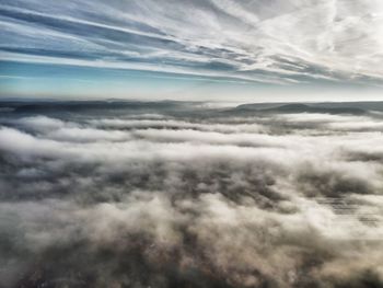 Low angle view of clouds in sky