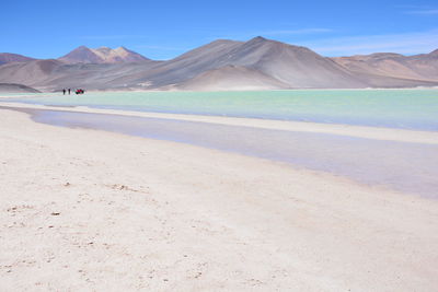 Scenic view of desert
