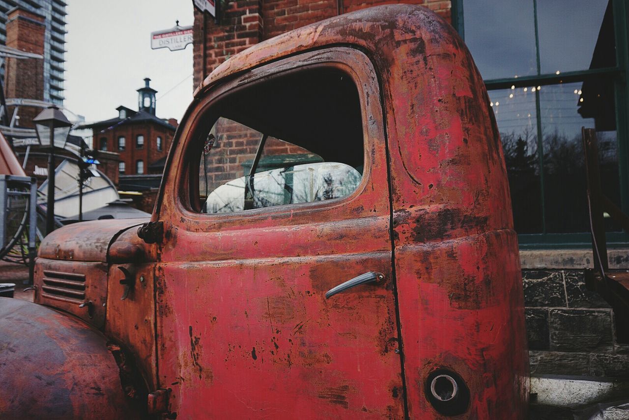 RED CAR ON ROAD