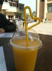 Close-up of drink in glass