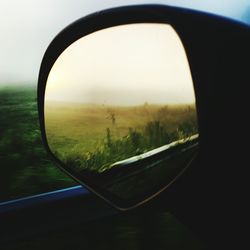 Low angle view of landscape against sky