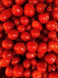 Full frame shot of strawberries