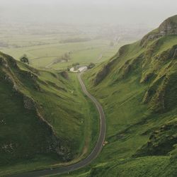 Aerial view of landscape