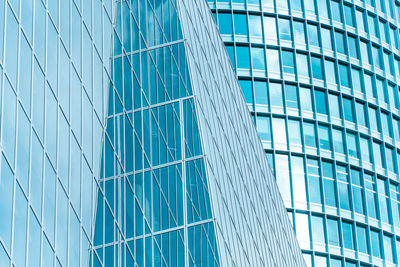 Low angle view of glass building