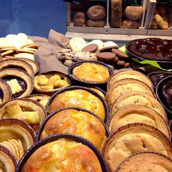 Variety of food on table