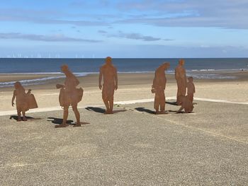 Group of people on beach