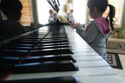 People playing piano