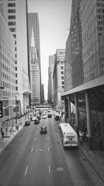 City street with buildings in background