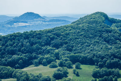 Slopes at the edge of the swabian alps 