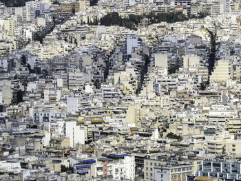 High angle view of cityscape