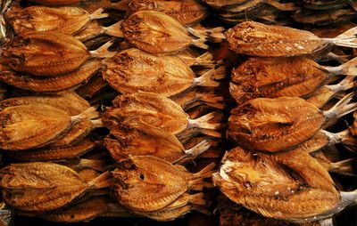 Full frame shot of market stall