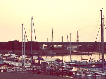 Cranes at commercial dock