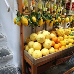 Close-up of fruits for sale in market