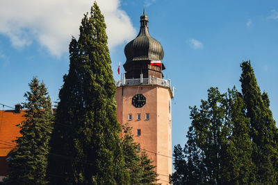 Low angle view of building against sky