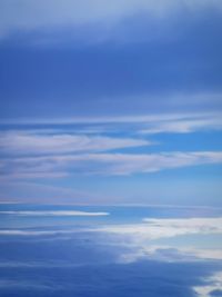 Low angle view of clouds in sky