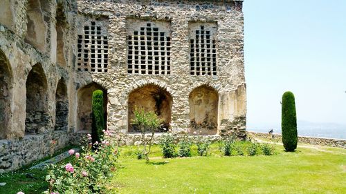 Facade of historical building