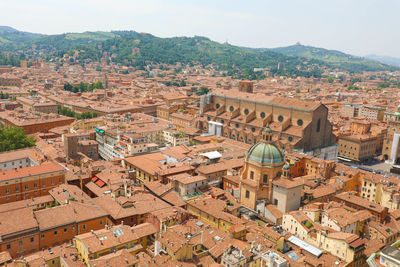 Bologna old medieval city in italy