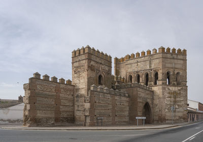 Ruins in the ancient town of madrigal de las altas torres, avila, spain