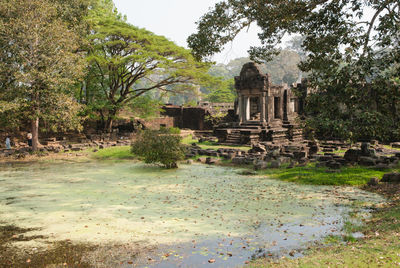 View of temple against sky