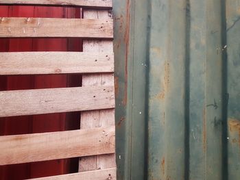 Full frame shot of weathered wooden wall