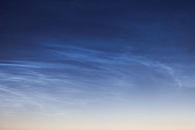 Low angle view of sky