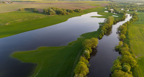 Scenic view of lake