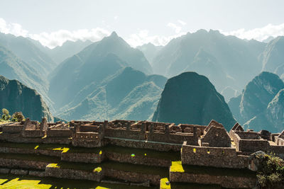 Scenic view of mountains