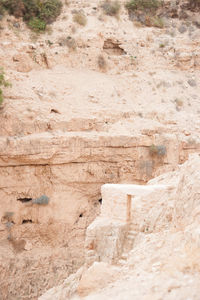 View of rock formations