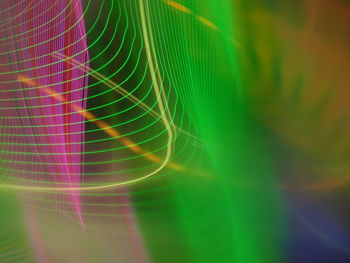 Digital composite image of multi colored lights