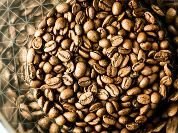 Full frame shot of coffee beans