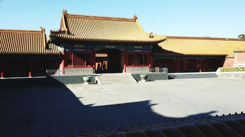 View of building against clear sky