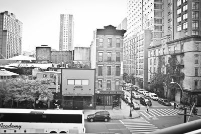 City street amidst buildings